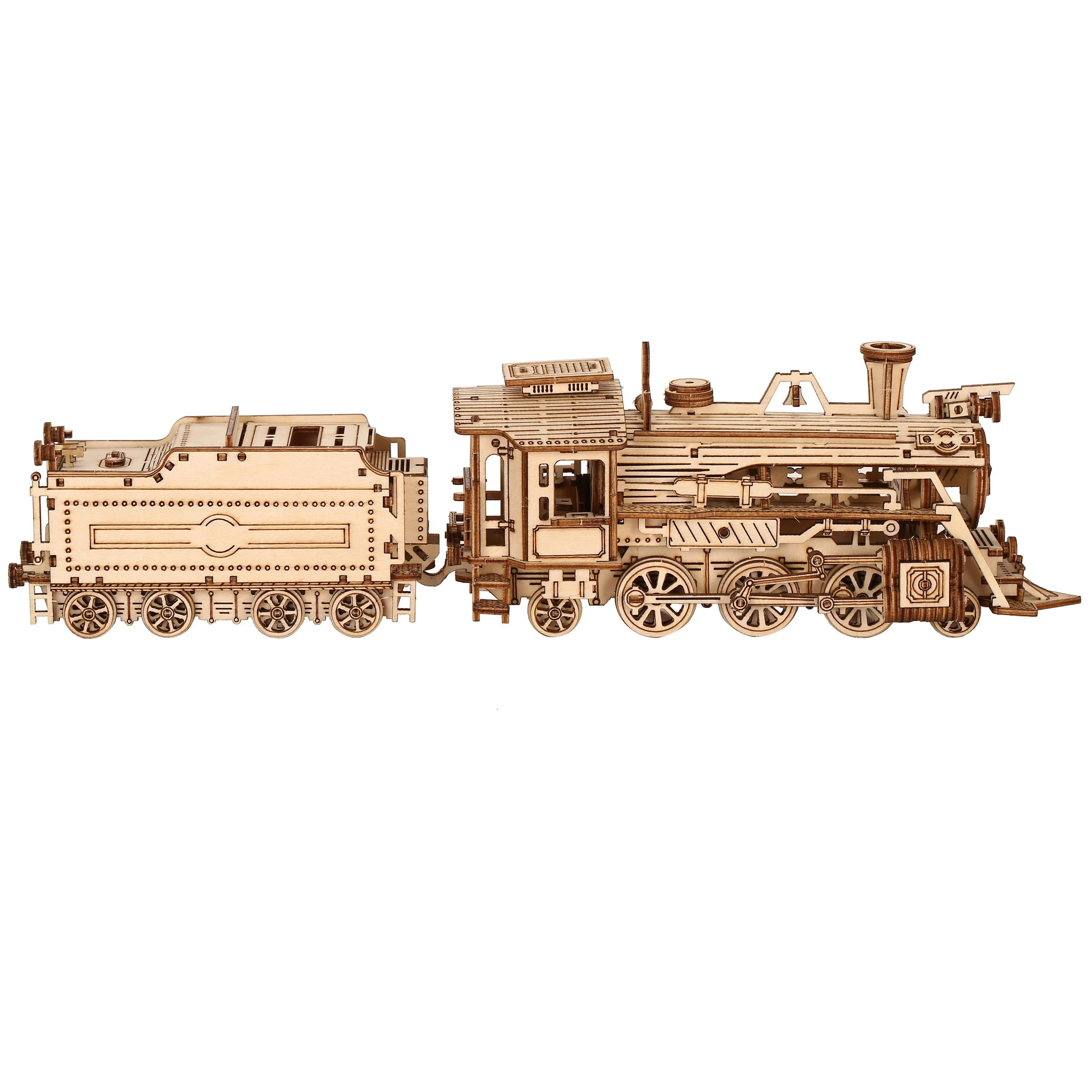 Locomotive Model DIY Wooden Puzzle Building Block Kits in USA