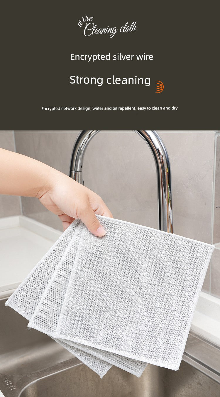 Steel Wire Dishcloth Oil-Free in USA.