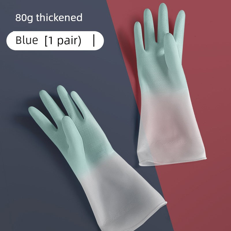 Household Kitchen Clean Abrasion Resistant Dishwashing Gloves in USA.