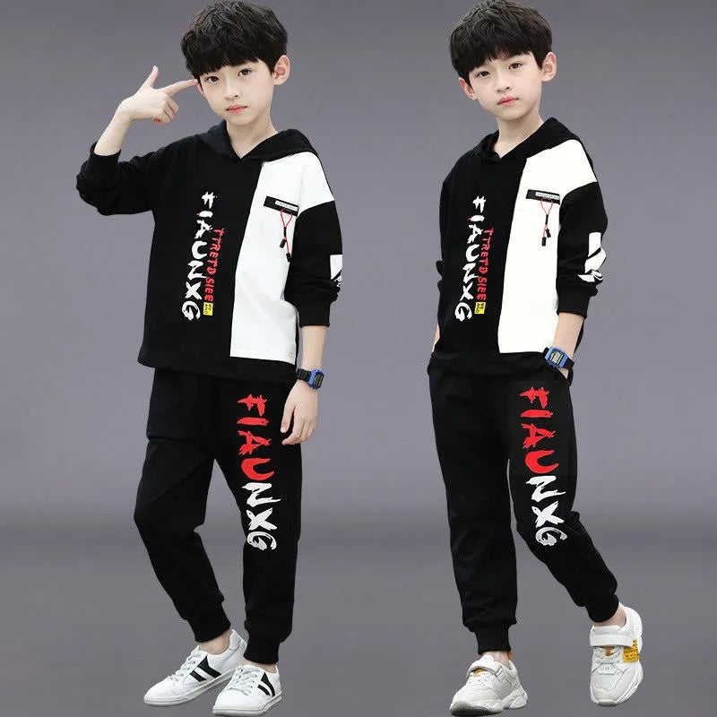 Boys Clothes Set striped Sweatshirt tops in USA