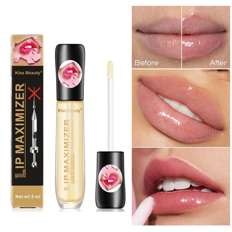 Instant Volumising Lip Plumper Serum Sexy Lip Oil Gloss in USA