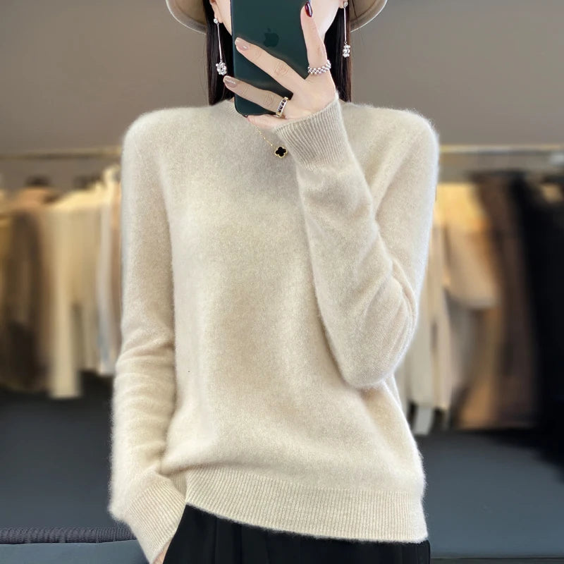 New cashmere sweater women's sweater autumn in USA