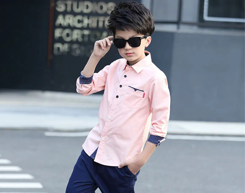 Teenager Kids Boys Clothes Children Shirts Fashion in USA