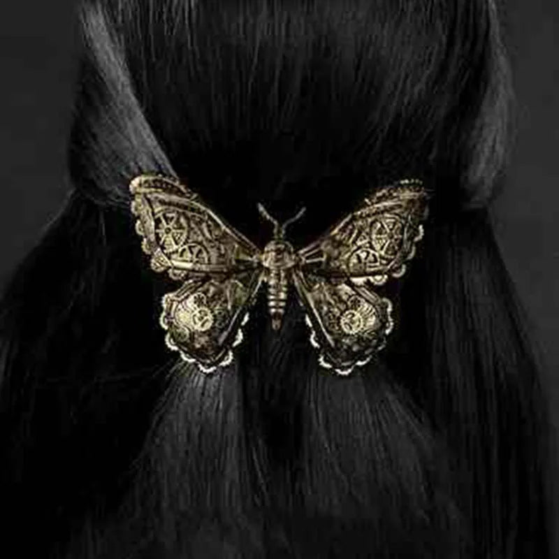 Unique Viking Black Oversized Crow Hair Clip Accessories in USA