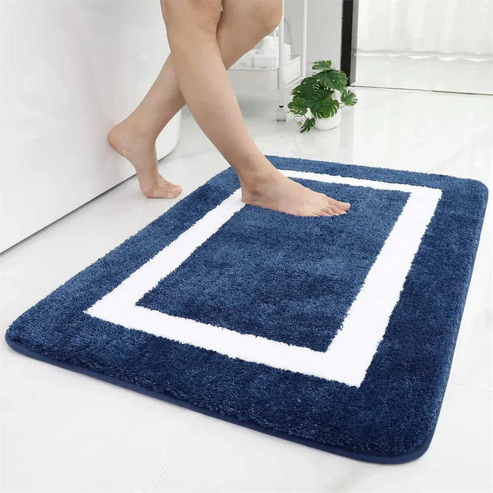 Olanly Soft Bathroom Plush Rug Absorbent Quick Dry Bath Mat