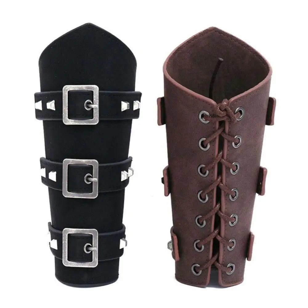 Leather Armor Arm Viking Wristband Bracer in USA