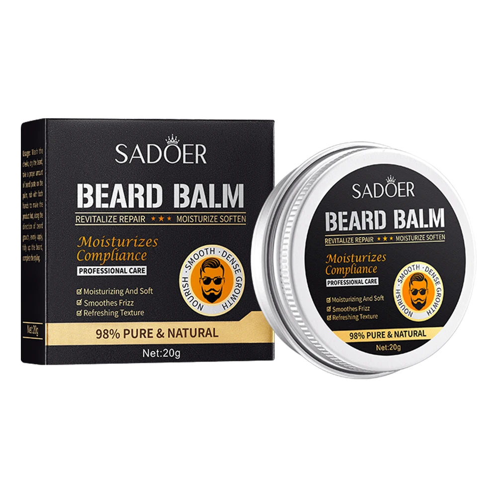 Natural Beard Cream Natural Oil Conditioner Beard Styling Care Balm in USA