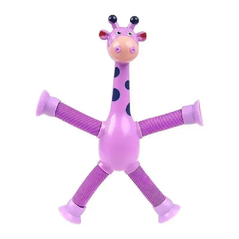 Telescopic Suction Cup Giraffe Toy Sensory Tubes in USA