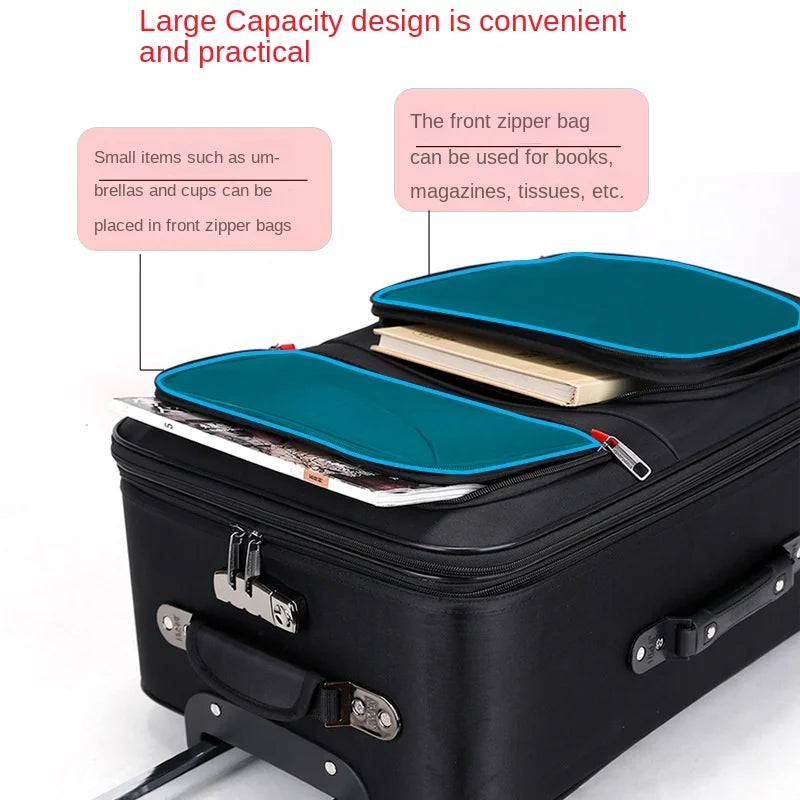 Large capacity Travel Suitcase Trolley Bag in USA