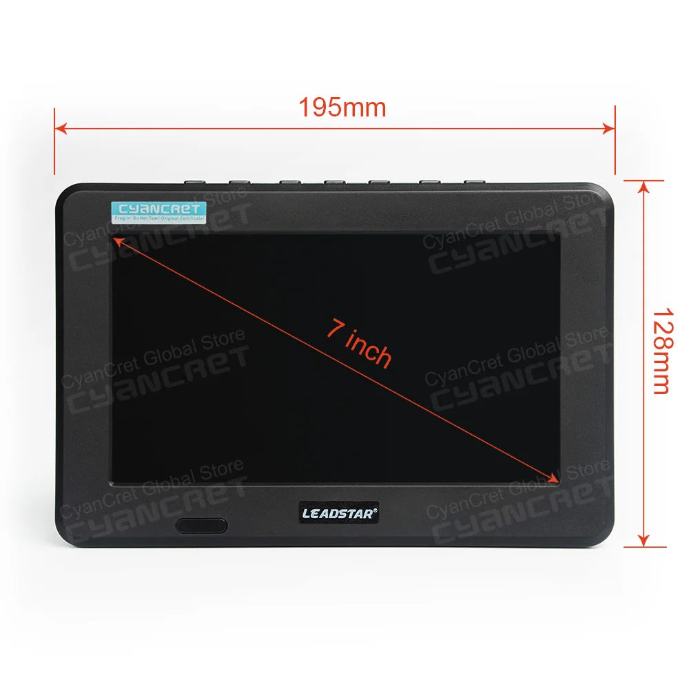 LEADSTAR D7 Portable TV ATSC 7inch Digital Analog in USA.