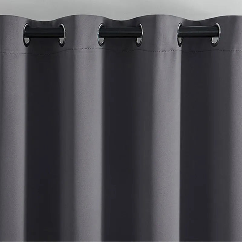 Panel Solid Color Blackout Curtain Room Darkening Light Reducing Curtain in USA