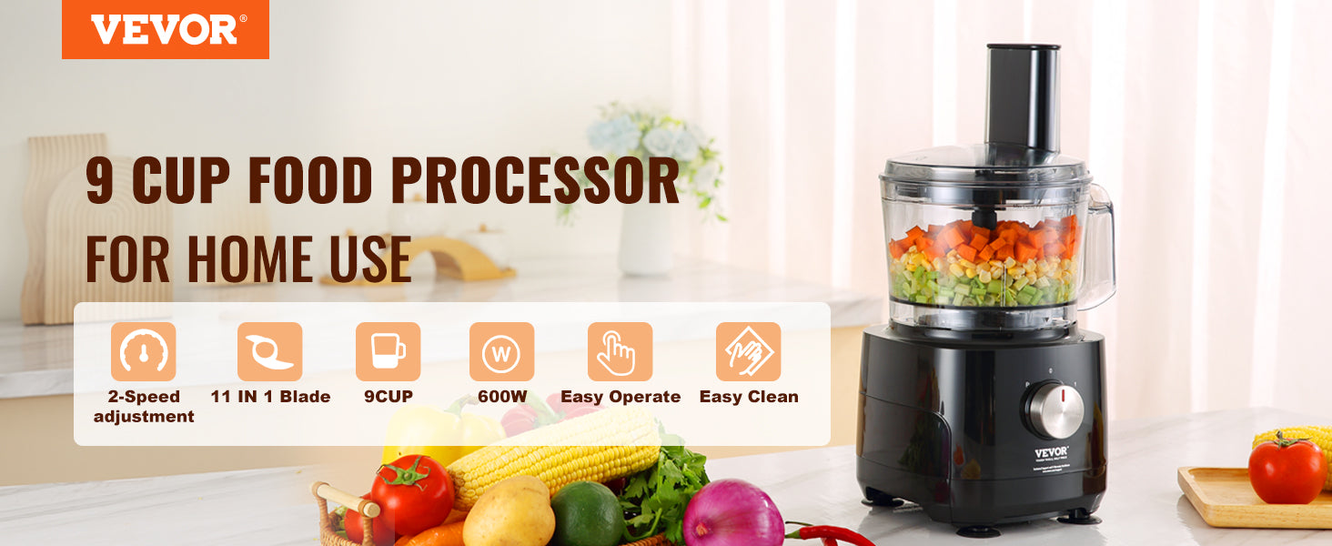 VEVOR Food Processor Vegetable Chopper Chopping Slicing IN USA.