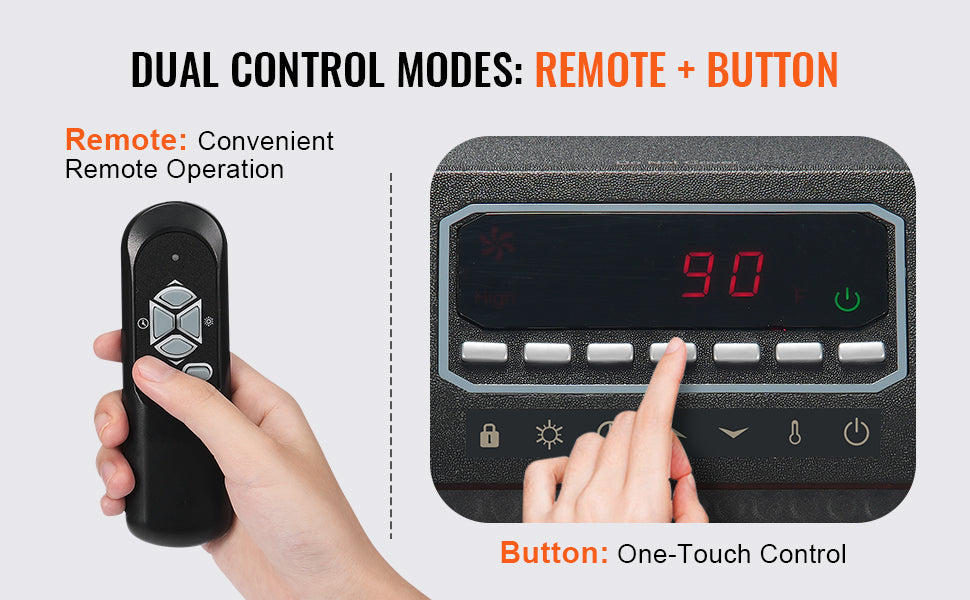 Infrared Heater Remote Control Electric Space Heater in USA.