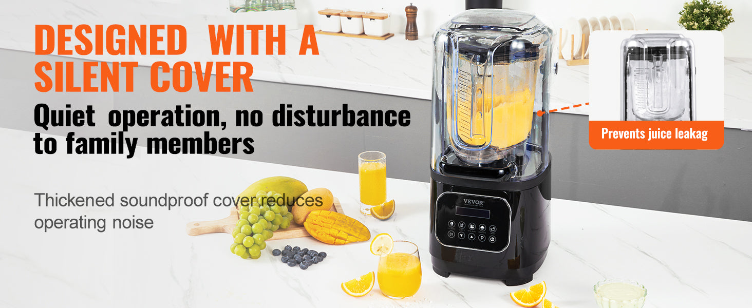 Smoothie Blender Commercial Grade Food Fruit Processor IN USA.